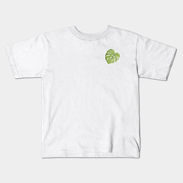 Monstera Deliciosa | Plant Kids T-Shirt by Hi I'm not Lara